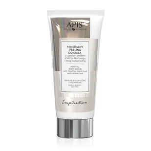 Apis ACTIVESHOP INSPIRATION, MINERALNY PEELING DO CIAŁA Z CZARNYM BŁOTEM Z MORZA MARTWEGO I LAWĄ WULKANICZNĄ ANTYCELLULIT, 200ML - Peelingi do ciała - miniaturka - grafika 1