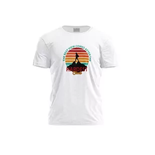 Green Fish, Męski T-shirt z cyfrowym nadrukiem,% 100 bawełna, biały, na co dzień, męskie topy, rozmiar: XL, biały, XL - Koszulki męskie - miniaturka - grafika 1