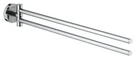 Wieszaki łazienkowe - Grohe QuickFix Start - Podwójny wieszak na ręczniki, długość 44 cm, chrom 41183000 - miniaturka - grafika 1