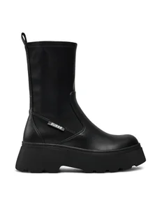 Guess Botki Nerea FLFNER ELE10 Czarny - Botki damskie - miniaturka - grafika 1