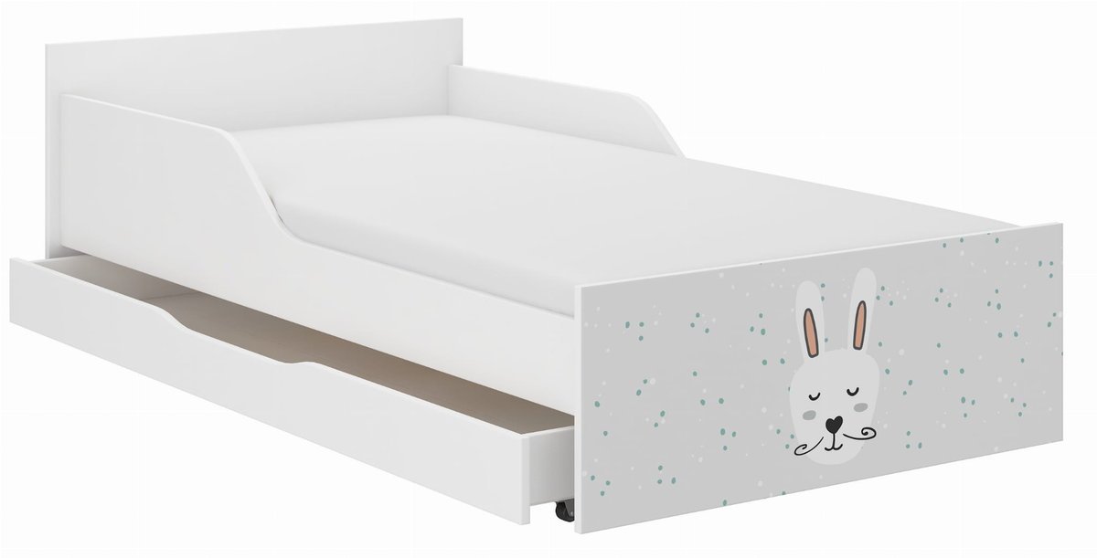 Łóżko dziecięce PUFI 180x90 ZWIERZĄTKA