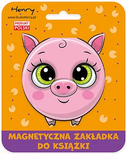 Zakładka kulka Świnka - Zakładki do książek - miniaturka - grafika 1