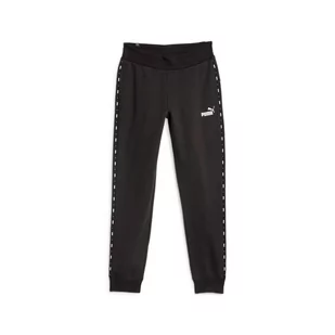 Spodnie dresowe damskie Puma ESS TAPE FL CL czarne 67599901-M - Dresy damskie - miniaturka - grafika 1