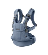 Nosidełka dla dzieci - BABYBJORN - nosidełko Harmony, Woven Niebieski melanż - miniaturka - grafika 1