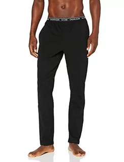 Spodenki męskie - Calvin Klein Męskie spodnie do biegania Sleep Pant ze stretchem, czarny, S - grafika 1