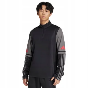 Bluza męska adidas Squadra 25 Training Top czarno-szara JD1629 S - Bluzy męskie - miniaturka - grafika 1