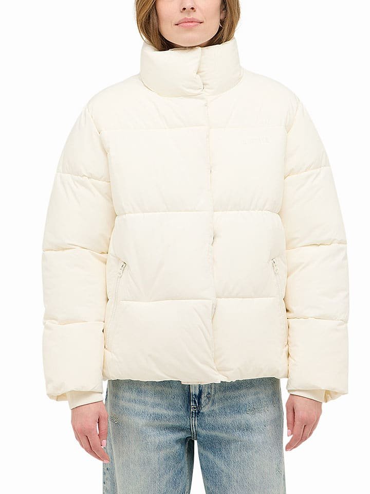 Mustang Kurtka pikowana w kolorze kremowym