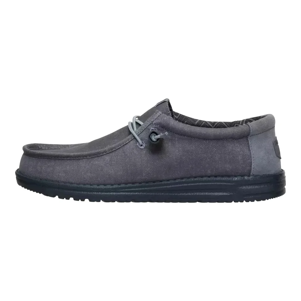 HeyDude Męskie Mokasyny Buty Wsuwane Wally Stretch Canvas Block 41