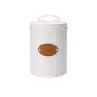 Pojemniki kuchenne - EH Puszka blaszana z wiekiem Leatherette, COFFEE - miniaturka - grafika 1