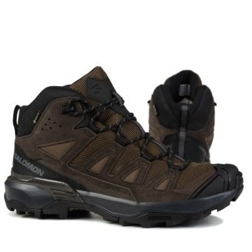 Buty męskie Salomon X Ultra 360 Leather Mid Gore-Tex Rozmiar butów (UE): 45 1/3 / Kolor: brązowy
