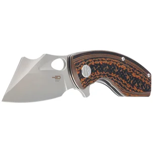 Nóż składany Bestech Lizard Black / Orange G10, Satin / Bead Blast D2 (BG39A) - Noże - miniaturka - grafika 2