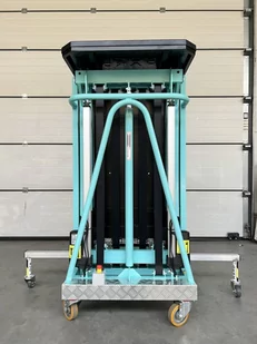 Podnośnik osobowy (udźwig: 140 kg, wymiary platformy: 48x69 cm, maks. wysokość robocza: 482 cm) 00081565 - Wózki magazynowe - miniaturka - grafika 5