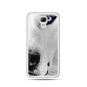 Etui i futerały do telefonów - Etui, Samsung Galaxy S4, biały wilk, nakładka z wilkiem - miniaturka - grafika 1