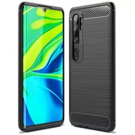 Etui i futerały do telefonów - Carbon Case Etui Xiaomi Mi Note 10 Czarne - miniaturka - grafika 1