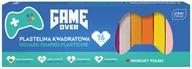 Masy plastyczne - Interdruk Plastelina kwadratowa Game Over 16 kolorów - miniaturka - grafika 1