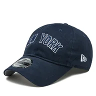 Czapki męskie - Czapka z daszkiem New Era Team Script 920 Nyy 60364227 Granatowy - miniaturka - grafika 1