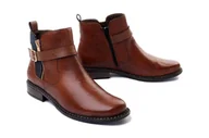 Botki damskie - RIEKER Z4959-22 brown, botki/sztyblety damskie - Rieker - miniaturka - grafika 1