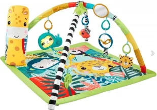 Fisher Price Mata edukacyjna 3w1 Las tropikalny - Mattel - Maty edukacyjne - miniaturka - grafika 1