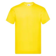 Koszulki męskie - Koszulka męska Original Fruit of the Loom - Żółty M - miniaturka - grafika 1