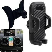 Uchwyty samochodowe do telefonów - ADAPTER DO UCHWYTU NA TELEFON AUDI A3 2014-2020 UCHWYT CARBON - miniaturka - grafika 1
