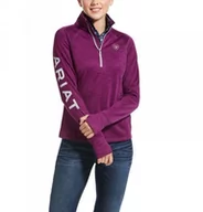 Bluzy sportowe damskie - ARIAT Bluza damska TEK TEAM AW20 - imperial violet heather - miniaturka - grafika 1