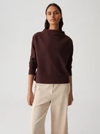 Bluzy damskie - OPUS Bluza "Gruger" w kolorze brązowym - miniaturka - grafika 1