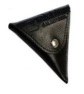 Portfele - Rożek Mini Sakieweczka Na Bilon Czarny PolskaGalanteria Zapinany Na Nap Skóra Naturalna KP B4 - miniaturka - grafika 1