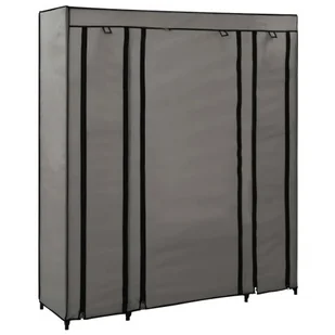 Grafitowa szafa tekstylna z półkami T6-M82 - Szafy Grafitowa szafa tekstylna z półkami T6-M82 - Szafy - miniaturka - grafika 1