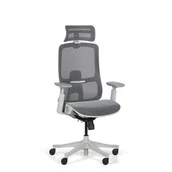 Fotele i krzesła biurowe - Krzesło biurowe SIA, szare - miniaturka - grafika 1