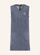 Sukienki - Calvin Klein Sukienka Jeansowa blau - miniaturka - grafika 1