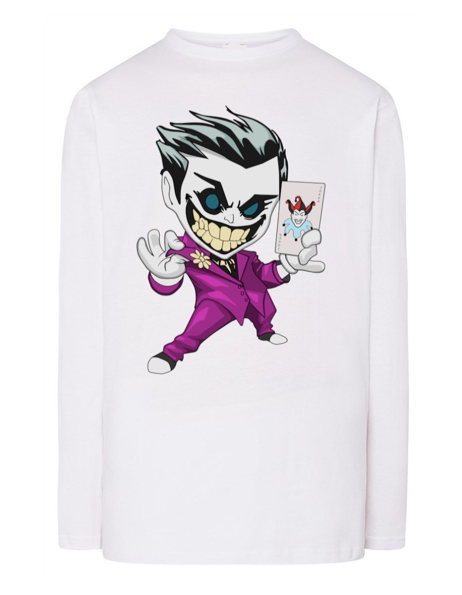 Longsleeve kolorowy nadruk art work JOKER r.5XL