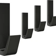 Wieszaki łazienkowe - sztuki aluminiowych samoprzylepnych haczyków ściennych, wieszak na ręczniki łazienkowe, wieszak na ściereczki kuchenne, samoprzylepny wieszak na ubran - miniaturka - grafika 1