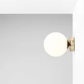 Lampy ścienne - Aldex Ball D14 kinkiet 1-punktowy mosiądz 1076C40_S - miniaturka - grafika 1