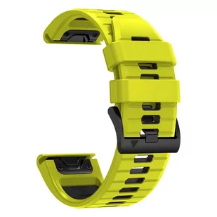Pasek do GARMIN FENIX 3 / 5X / 3HR / 5X PLUS / 6X / 6X PRO / 7X Tech-Protect IconBand limonkowo-czarne - Akcesoria do smartwatchy - miniaturka - grafika 2