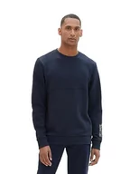 Bluzy męskie - TOM TAILOR Bluza męska, 10668 - Sky Captain Blue, L - miniaturka - grafika 1