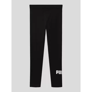 Spodnie i spodenki dla dziewczynek - Legginsy z detalem z logo - Puma - grafika 1