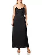Sukienki - Vila Damska sukienka Viravenna Strap Ankle Dress-Noos, czarny, 34 - miniaturka - grafika 1