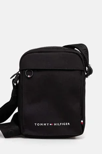 Tommy Hilfiger saszetka kolor czarny AM0AM12594 - Torby męskie - miniaturka - grafika 1