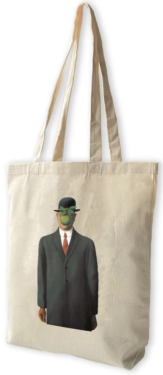 Torba bawełniana Syn człowieczy René Magritte