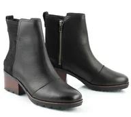 Botki damskie - Buty damskie Sorel Cate botki skórzane -39 - miniaturka - grafika 1