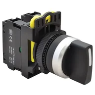 Klawisze i ramki - Przełączniki pokrętny zwykły NYK3-S31BK trzystanowy 1-0-2 - miniaturka - grafika 1