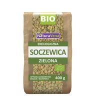 Ziarna i nasiona roślin strączkowych - Lumarko Soczewica Zielona Bio 400 G ! - miniaturka - grafika 1