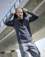 Odzież robocza - Ardon BREEFFIDRY STRETCH ARDON - męska bardzo lekka kurtka stretchowa, softshellowa, kaptur, odblaski - Ciemno-szara H5987 XL - miniaturka - grafika 1