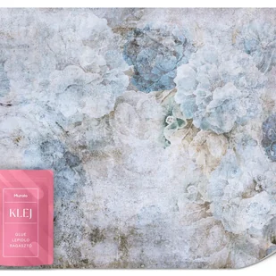 FOTOTAPETA DO SALONU NIEBIESKIE KWIATY HORTENSJE BETON MURAL RETRO 250x175 - Fototapety FOTOTAPETA DO SALONU NIEBIESKIE KWIATY HORTENSJE BETON MURAL RETRO 250x175 - Fototapety - miniaturka - grafika 1