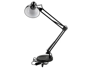 Lampka biurkowa XL kreślarska LED STL043 - Czarna - 1xE27 - Lampy stojące - miniaturka - grafika 1