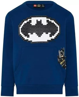 Bluzy dla chłopców - LEGO Batman Bluza chłopięca bez kaptura - 100% bawełna - LWSTORM 615, 577, 104 - grafika 1