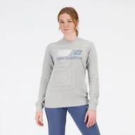 Bluzy damskie - Bluza New Balance Sport Core Shadow French Terr AG W WT31816AG L - miniaturka - grafika 1