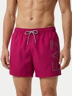 Kąpielówki męskie - EA7 Emporio Armani Szorty kąpielowe 7M002001 AF14497 MA090 Różowy Regular Fit - miniaturka - grafika 1