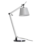 Lampy stojące - Lampka biurkowa Zyta AZ2307+AZ2598 Azzardo wysięgnik regulowany chrom szary - miniaturka - grafika 1
