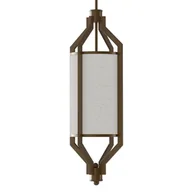 Lampy sufitowe - Zwisająca pojedyncza lampa do salonu Zundo Chocco 20 OR85877 brązowa - miniaturka - grafika 1